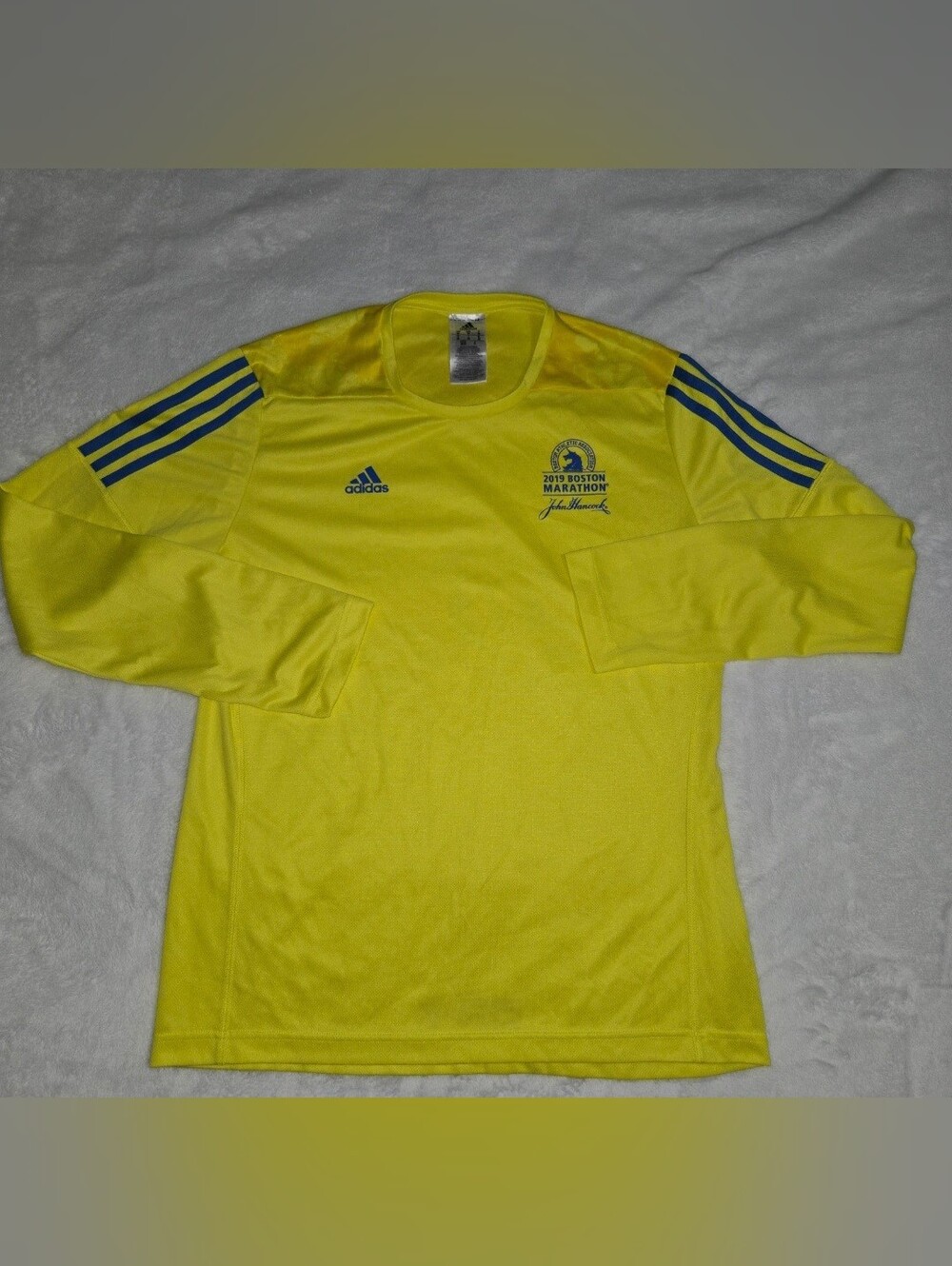 Adidas 2019 Boston Marathon long-sleeve running shirt Medium